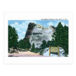 Mt. Rushmore, Black Hills, South Dakota Post Card