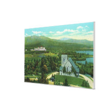 Mt Washington Hotel, Stickney Chapel View Stretched Canvas Prints