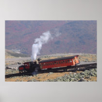 Mt washington steam train poster FROM 8.99