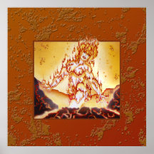 MtG Fire Elemental print