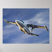 MU-2 in Blue Sky Poster