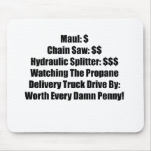 Mual Chainsaw Hydraulic Splitter Watching The Prop Mousepads