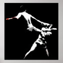 Muay Thai Boxing Action posters