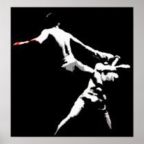 Muay Thai Boxing Action Print