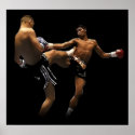 Muay Thai Boxing Action posters