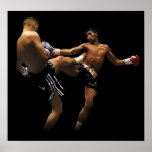 Muay Thai Boxing Action posters
