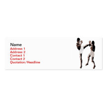 Muay Thai Boxing Business Card