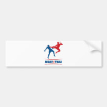 Muay Thai Bumper Sticker