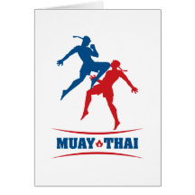 Muay Thai Greeting Cards