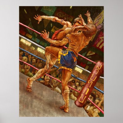 Muay Thai Posters by richleedraws