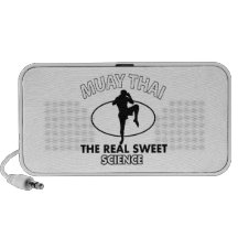 Muay Thai Vector designs Notebook Speaker