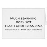 Much Learning Does Not Teach Understanding