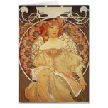 Mucha-2-1890 Greeting Cards