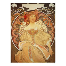 Mucha-2-1890 Postcards