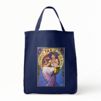 Mucha Art Nouveau Illustration Canvas Bag