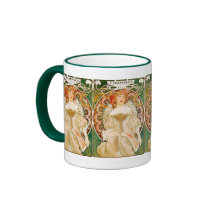 Mucha Art Nouveau Mug: Champenois