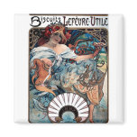 mucha biscuits Lefevre utile 1897 advertisement magnets