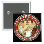 Mucha - Biscuits LeFevre-Utile - Nouveau Pinback Buttons
