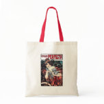 Mucha cycles perfecta woman bicycle red dress tote bags