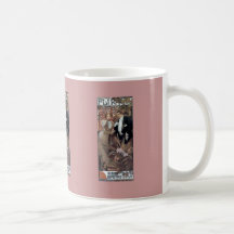 Mucha flirt woman man romantic love coffee mugs