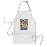 mucha gypsy tambourine dance music woman apron