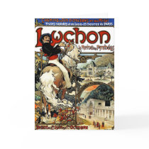 Mucha - Luchon -  Casino  -Art Nouveau Card