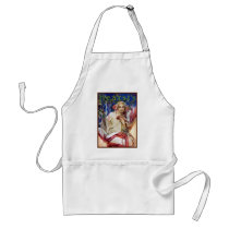 Mucha Magazine Illustration Apron
