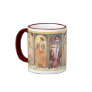 Mucha ~ Panel of Three Coffee Mugs