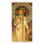 Mucha Personalized Photo Card
