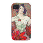 Mucha Ruby Vibe iPhone 4 Covers