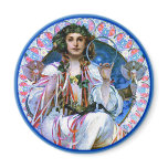 Mucha - Slavia - Secession magnets