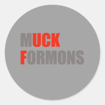 MUCK FORMONS ROUND STICKERS