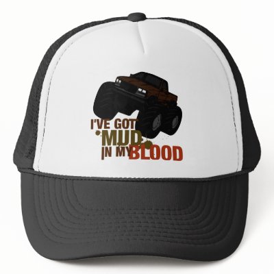 Mud in my Blood Trucker Hats by pixelholic