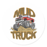 Mud Truck Chevy Stickers