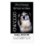 Muddy aussie Dog Grooming Dog Wash Business Cards