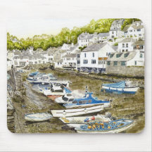 'Muddy Bottoms (Polperro)' Mousepad