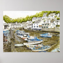 'Muddy Bottoms (Polperro)' Print
