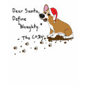 Muddy Christmas Corgi Apparel t-shirts