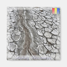 Muddy Volcanoes Refrigerator Magnets