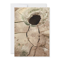 Mudpot or hole personalized invites