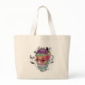Muerte Day of the Dead Illustration BAg