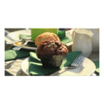 Muffin Tea Snacks Card photo cards