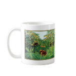 Mug: "Apes in the Orange Grove" by Henri Rousseau