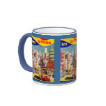 MUG ~ GR8 VINTAGE RETRO SAN FRANCISCO TRAVEL AD