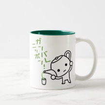 Mug - Green tea - Ganbare Japan