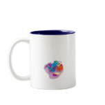 MUG Happy Halloween Witch with Cat and Spiders