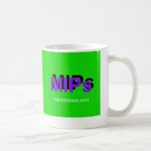mug logo purple text