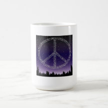 MUG- PEACE STARS