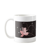 Mug petite fée rose et arabesques