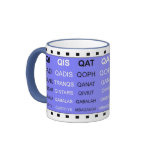 mug: Q words without the U